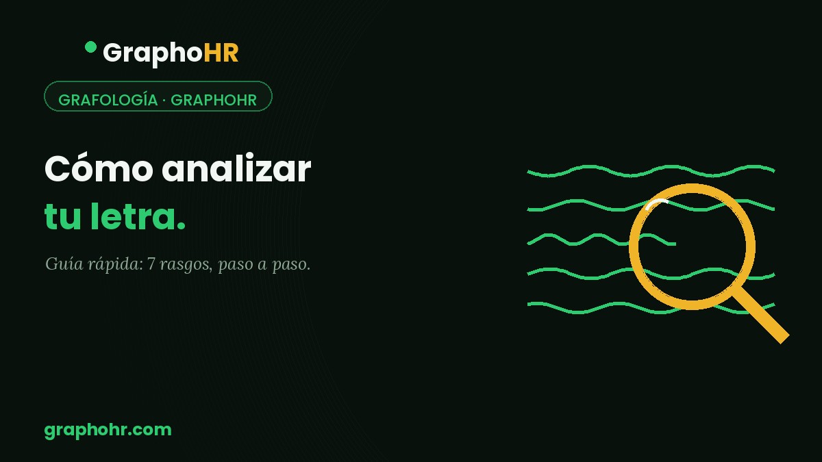 Cómo analizar tu letra: guía rápida