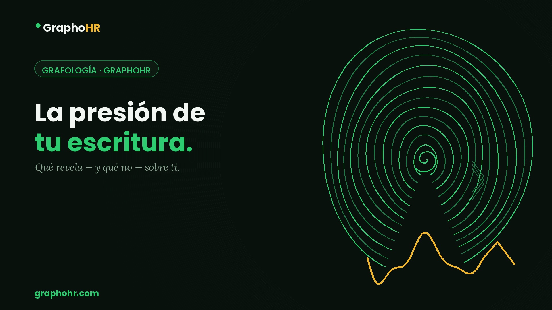 La presión de tu escritura