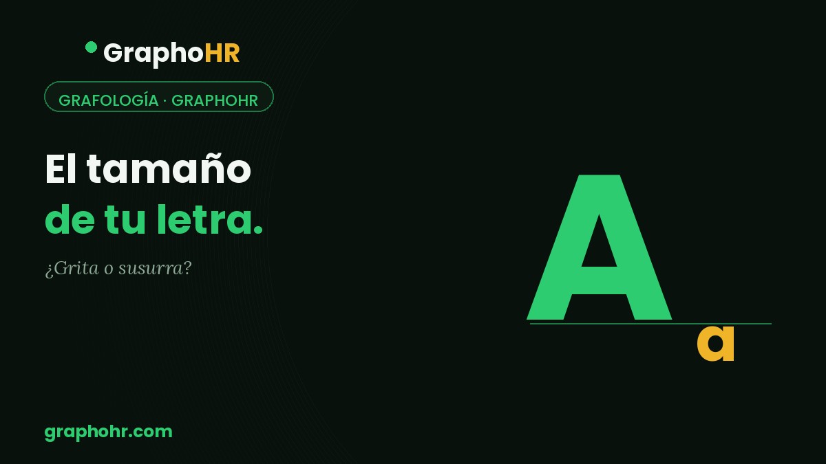 El tamaño de tu letra