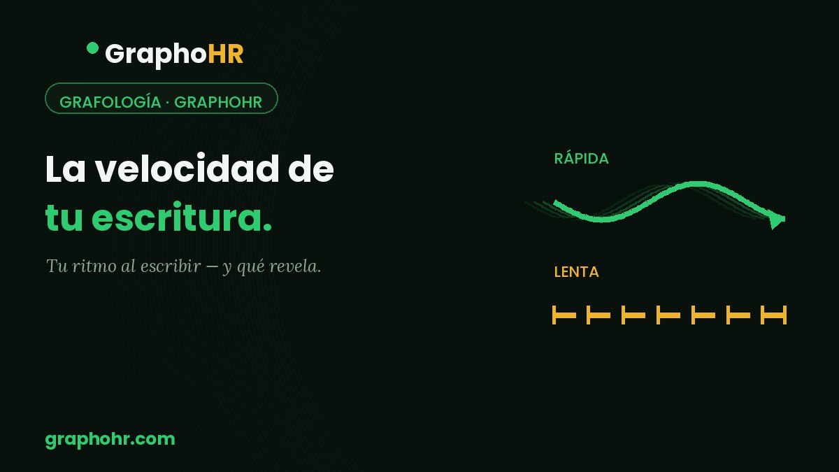 La velocidad de tu escritura