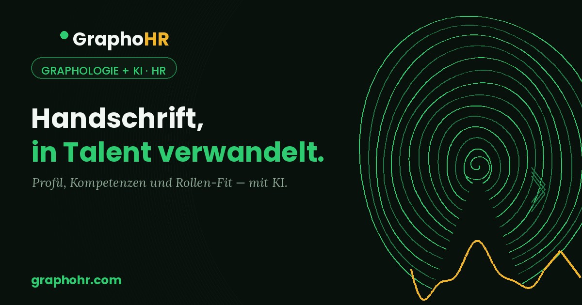 Graphologie mit KI — was Ihre Handschrift verrät