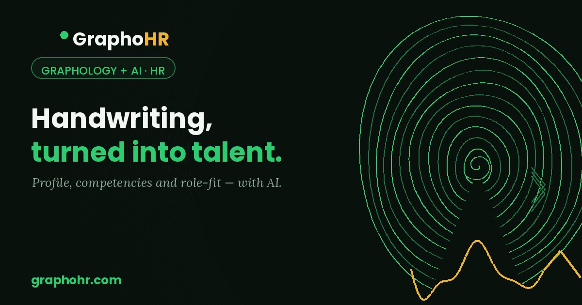 Graphology with AI — what your handwriting reveals