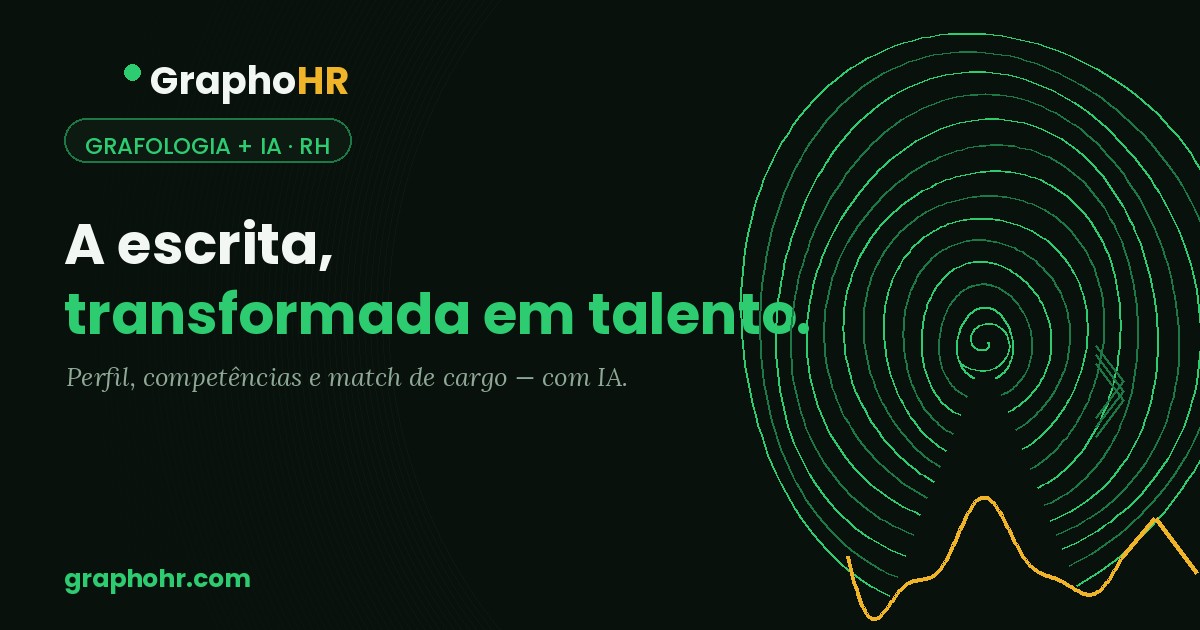 Grafologia com IA — o que a sua escrita revela